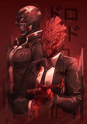 Dorohedoro Shin X Noi Anime Matte Finish Poster Paper Print