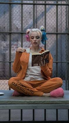 Harley Quinn Cosplay Crazy Jail Suicide Squad Matte Finish Poster Paper Print