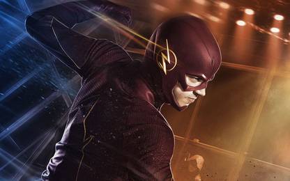 Poster Tv Show The Flash The Flash Grant Gustin sla1341 (Wall Poster, 13x19 Inches, Matte Paper, Multicolor) Fine Art Print