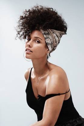 Alicia Keys American singer Matte Finish Poster Paper Print