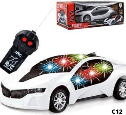 Just97 Wireless Remote Control Fast Modern Car With 3D Light CAR_RC2
