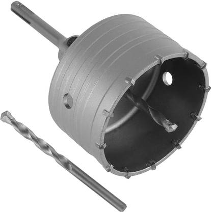 GSK Cut Round Shank for Wall, Concrete, Brick, Stone, Cement Wall Hole Drill Bit 100mm Concrete Cement Stone Hole Saw Rotary Tool