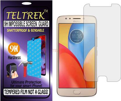 TELTREK Tempered Glass Guard for MOTO E4 PLUS XT 1775 (Flexible Shatterproof)
