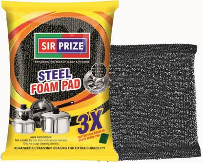 Sir Prize Steel Foam Scrubber Scrub Pad Scrub Pad
