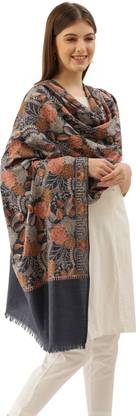 Pashmoda Wool Embroidered Women Shawl