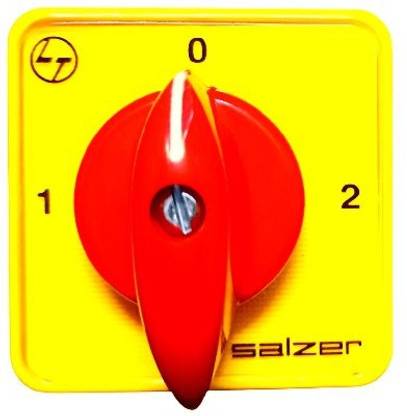 Salzer (L&T) 61152 16A Cam Operated Rotary Switch S16 B13 2 Pole 2 Way with OFF 90