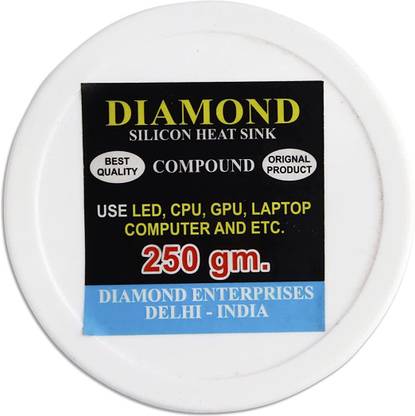 DIAMOND Diamond Silicon Heat Sink Compound 250gm Set of 3 Metal Based Thermal Paste