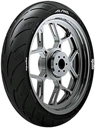 Apollo 110/80 R17 57H Alpha S1 TL-D 110/80R17 Front & Rear Two Wheeler Tyre
