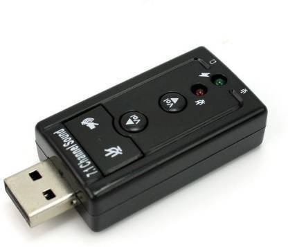 WETEK USB 2.0 to 3.5mm Jack Audio Adapter USB Audio Adapter External Sound Card with 3.5mm Headset and Microphone Jack Sound Card