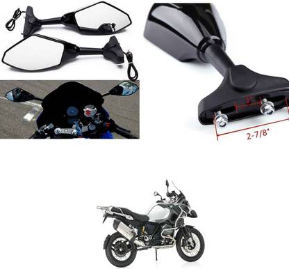 PECUNIA Power Rear View Mirror For Royal Enfield Universal For Bike