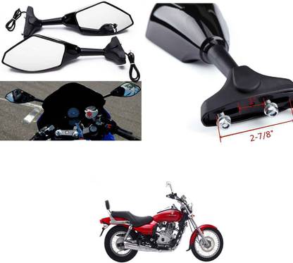 PECUNIA Power Rear View Mirror For Bajaj Avenger 220 DTS-i
