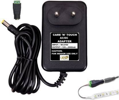 samest 12 Volt 2 Amp Power Adapter For LED Lights & Set Top Box Worldwide Adaptor