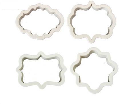 Prakash trading Vintage Plaque Frame Cookie Cutter Set Biscuit Mould Fondant Cookie Cutter
