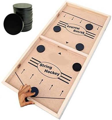 Bold and Wide STRING HOCKEY Board Game Accessories
