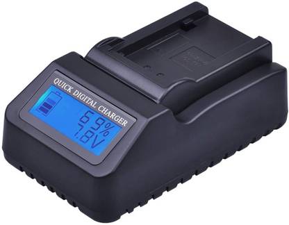 Power Smart EN-EL3e LCD Multifunction Digital Charger with USB Output LCD Fast Auto Cut  Camera Battery Charger
