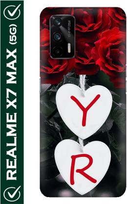FULLYIDEA Back Cover for realme X7 Max, Letter Y, Alphabet Y, Name Y, Letter Y With R, Y Love R