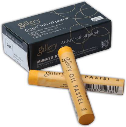 Mungyo Gallery Soft Oil Pastels Set of 6 Single Color – Golden Yellow