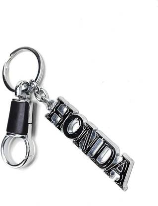 Jdp Novelty honda Bike Metal Keychain Red Color with Hook. Key Chain