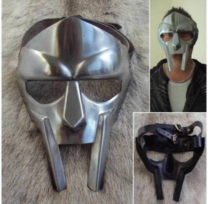 Ascent India MF DOOM Mask Mad-villain Mild Steel Face Armour Medieval ...