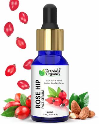 Dravida Organics Radiant Glow Face Serum - Rose Hip