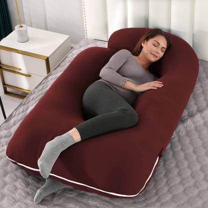 EVOL Upgrade Model Pregnancy Pillow Microfibre Solid Pregnancy Pillow Pack of 1