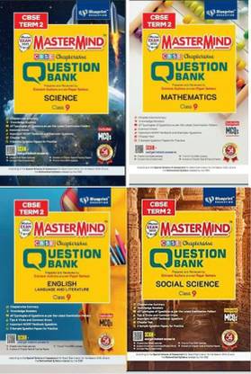 Blueprint- Cbse Term 2 Mastermind Question Bank Science-Mathematics-Social Science-English For 9th Class(Set Of 4 Books)