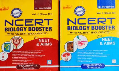 NCERT Biology Booster With NCERT Biologics For NEET And AIIMS - Set Of 2 Books Class 11 And 12 (Paperback, S. ANSARI)
