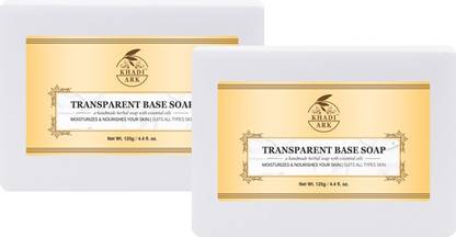 Khadi Ark Natural Herbal Pure Glycerin Base Soap No Fragrance No Colour 100 % pure