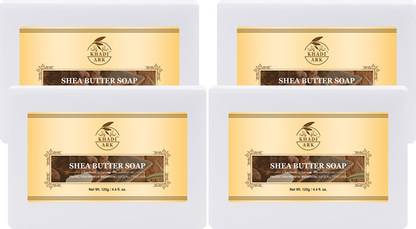 Khadi Ark Moisturizing Shea Butter Bar Soaps Softens, Sensitive Skin Face,Hands & Body