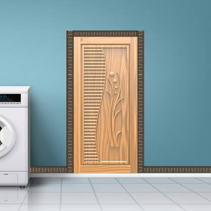 BPDESIGNSOLUTION 198.12 cm Alina Border sticker for Door ,Bathroom , Kitchen, room Size 12x78 inch Self Adhesive Sticker