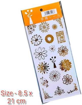 Craft Affaire 20.9804 cm Resin Sticker-For Resin-Set Of 2 Sheets-8.5x21cm Self Adhesive Sticker