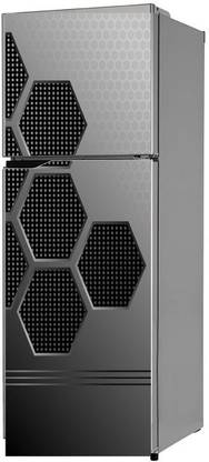 K2A Design 60 cm abstract light silver background with hexazone design & circuler dots Self Adhesive Sticker