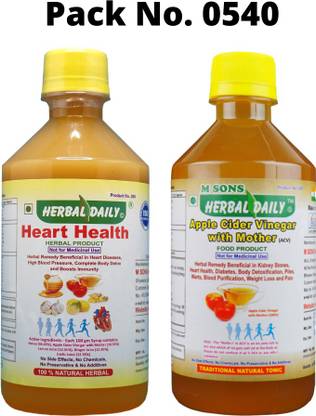 Herbal Daily Heart Health Plus Apple cider Vinegar Pack 1