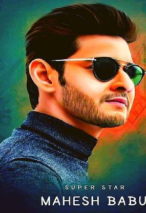 Smoky Design mahesh babu actor art drawing indian actor Wallpaer Poster