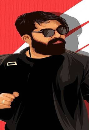 Smoky Design simbu str actor amoled gvm hero kollywood tamil vtv Wallpaer Poster