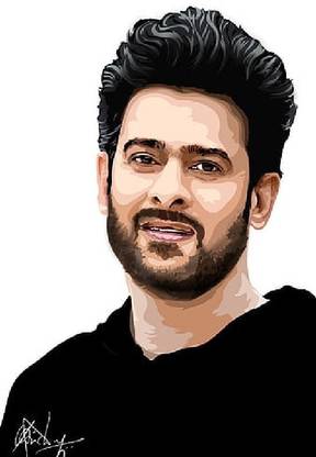Smoky Design prabhas actor bahubali prabhasraju tollywood Wallpaer Poster