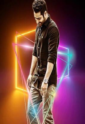 ntr actor lightning punk aravinda sametha tarak wallpaper Poster Paper Print