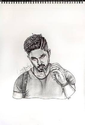 allu arjun actor tollywood wallpaper Poster Paper Print