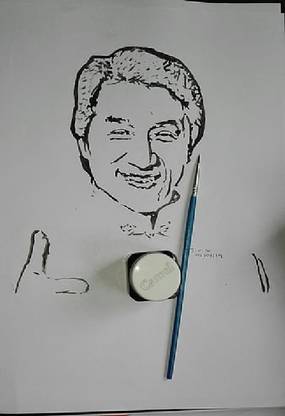 jackie chan actor director martial art popart portrait producer wallpaper Poster Paper Print