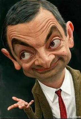 Smoky Design mr bean comedy tv actor funny comedic Wallpaer Poster