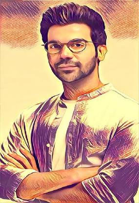 rajkumar rao bollywood versatile actor wallpaper Poster Paper Print
