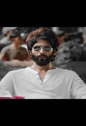 shahid kapoor actor kabir singh wallpaper Poster Paper Print