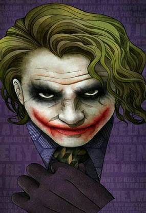 jocker actor bad bat character entertainment man movie wallpaper Poster Paper Print