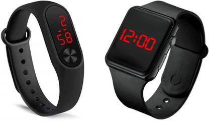 V&Y COMBO BLACK DIGITAL LED WATCH