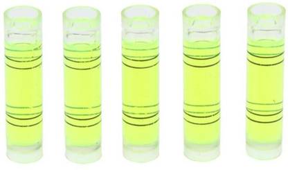 I-Birds Enterprises Cylindrical Plastic Bubble Spirit Leveller Vials for Picture Frame Hanging Tool Levelling Base Camera Leveler