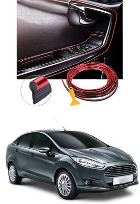 PROEDITION Car Interior Moulding Trim Car Decorative Filler Insert Strips A24 Matte, Glossy, Chrome Ford Fiesta Rear Garnish