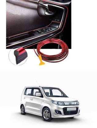 XZRTZ Car Interior Moulding Trim Car Decorative Filler Insert Strips A147 Glossy Maruti WagonR Side Garnish