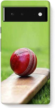 NDCOM Back Cover for Google Pixel 6 5G Cricket Ball And Bat Printed