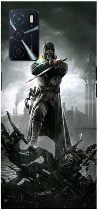 Zaplab Back Cover for OPPO A16, CPH2269, Dishonored Action Printed Back Cover