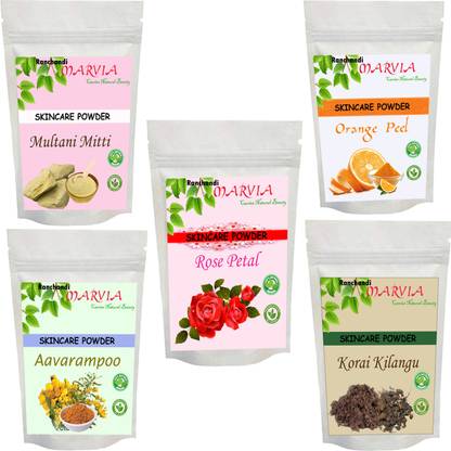Ranchandi Natural Skin care Face Pack Powder for Women Glowing & Brightening, Combo Pack